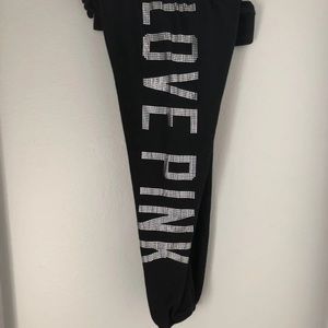 Vs pink stud joggers